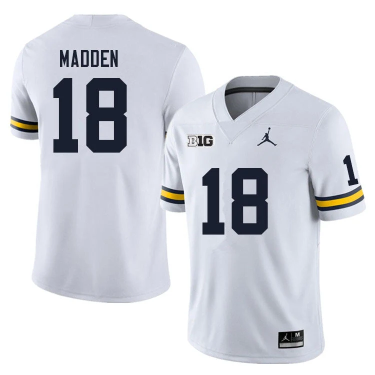 Men's #18 Jesse Madden Michigan Wolverines College Football Jersey - Image 2