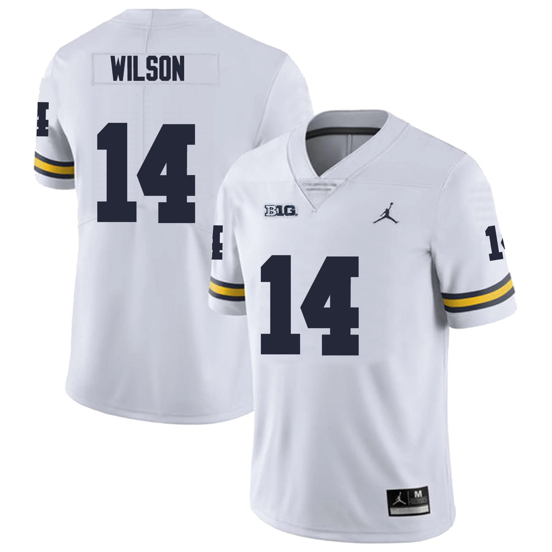 Men's #14 Roman Wilson Michigan Wolverines College Football Jersey - Image 2