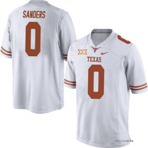 Men's #0 Ja’Tavion Sanders Texas Longhorns College Football Jersey