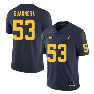Men's #53 Jake Guarnera Michigan Wolverines College Football Jersey - Image 2