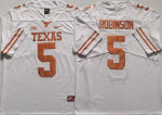Men's #5 Bijan Robinson Texas Longhorns College Football Jersey