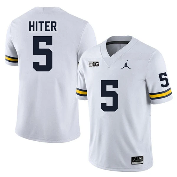 Men's #5 Savion Hiter Michigan Wolverines College Football Jersey - Image 3